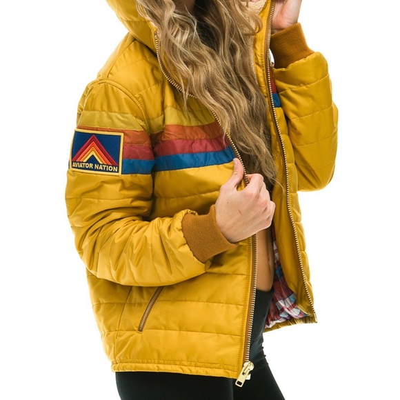 Rare Aviator Nation Trekker Puffer unisex jacket - Picture 3 of 10
